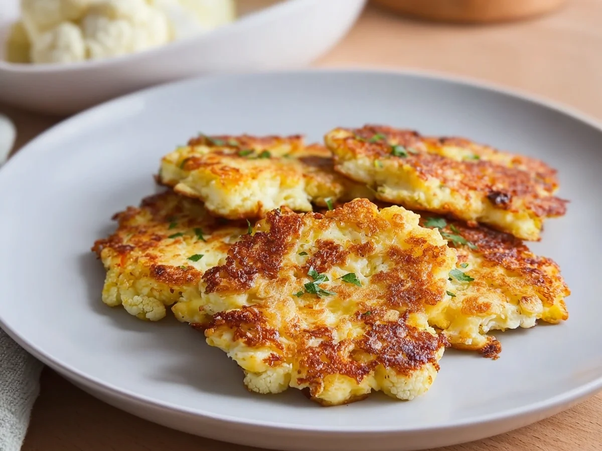 Blumenkohlbratlinge mit Käse: Schnell & einfach - Bild 1