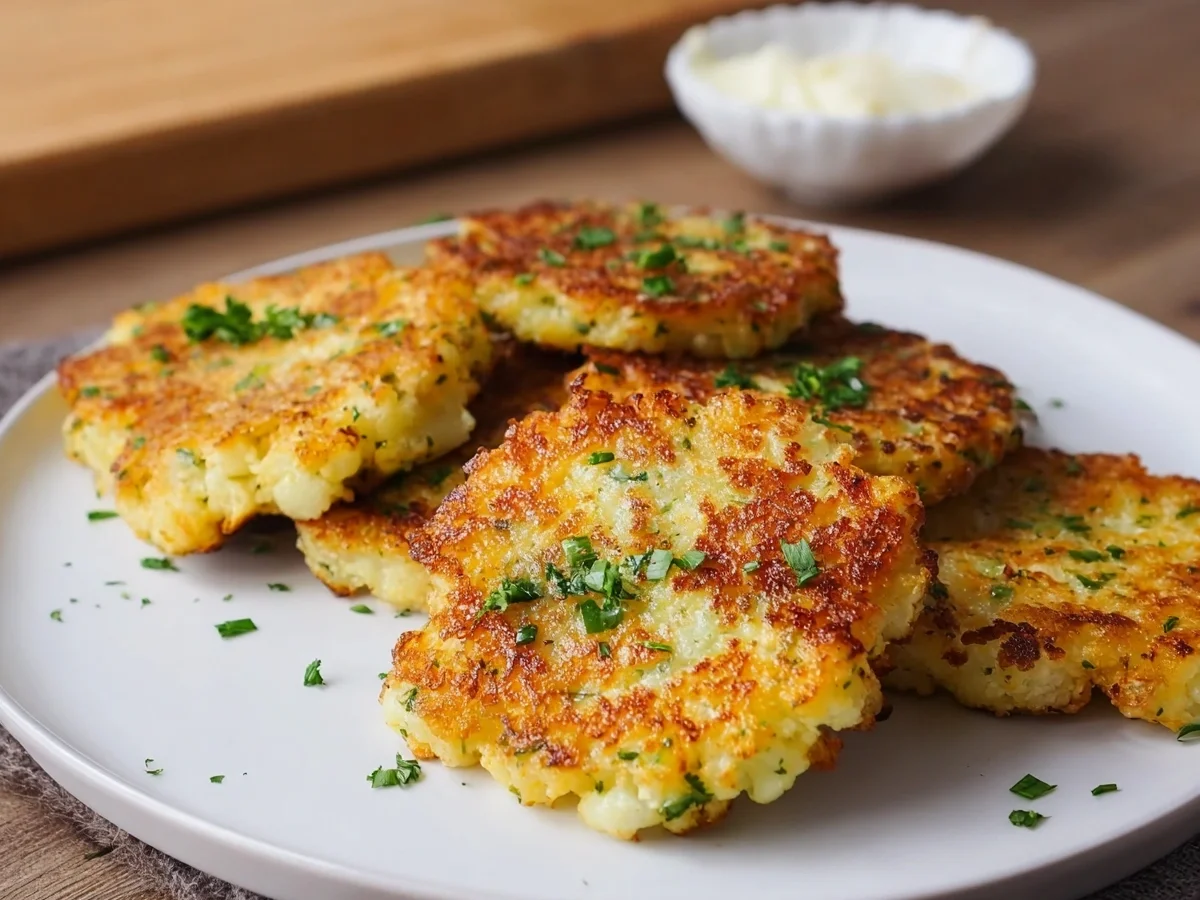 Blumenkohlbratlinge mit Käse: Schnell & einfach - Bild 2