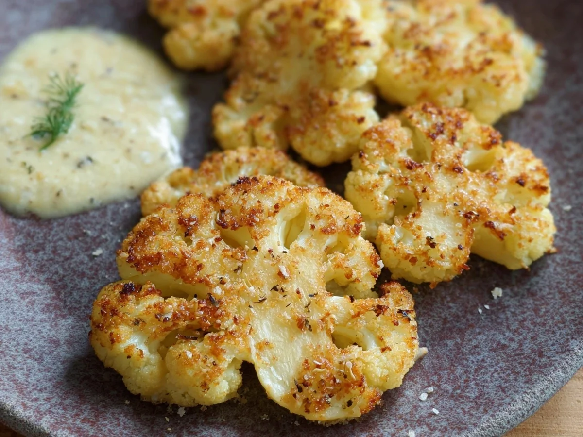 Blumenkohlschnitzel aus dem Ofen: Knusprig & Gesund - Bild 1