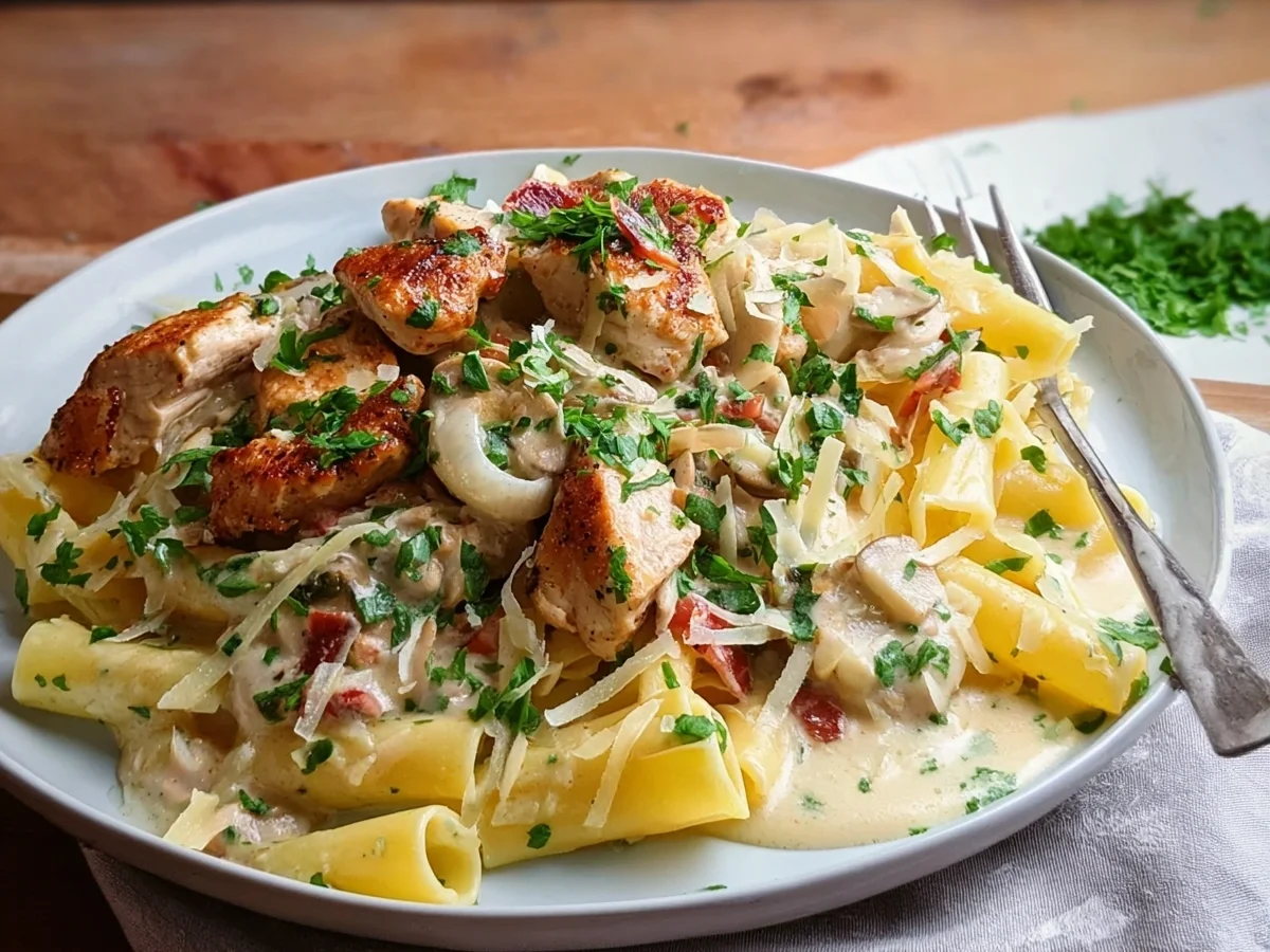Brathähnchen-Nudeln mit Blitzsoße: Schnell & Lecker Gericht - Bild 2