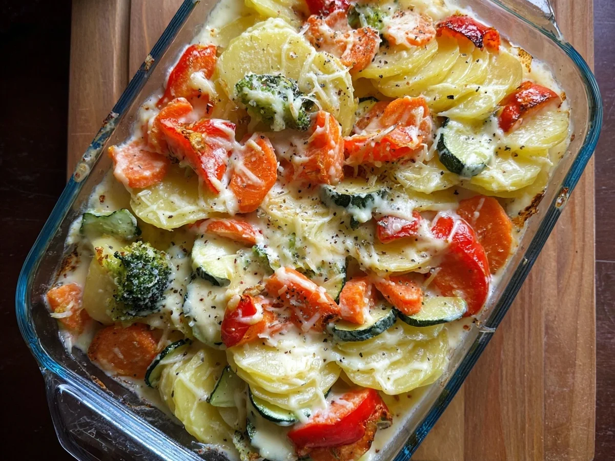 Bunter Gemüseauflauf mit Kartoffeln: Einfach & Lecker - Bild 1