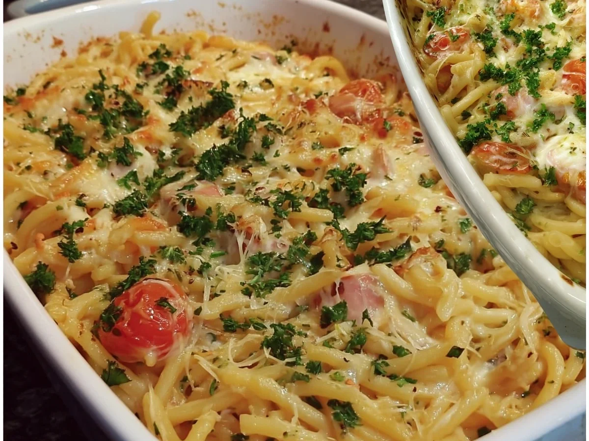 Camembert Ofen Pasta: Schnell & Cremig Genießen - Bild 1