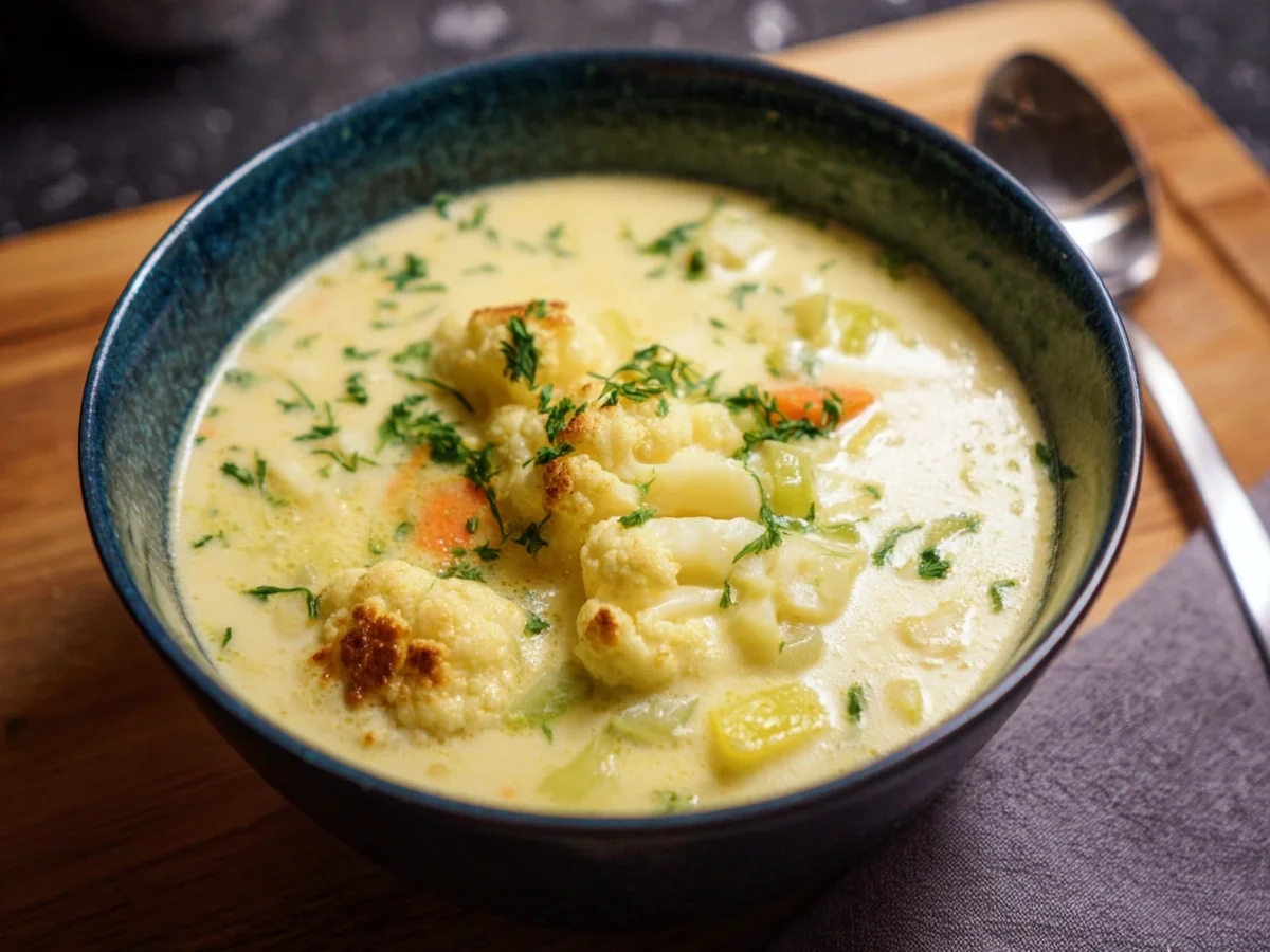 Cremige Blumenkohlsuppe: Einfach, wärmend & lecker - Bild 1