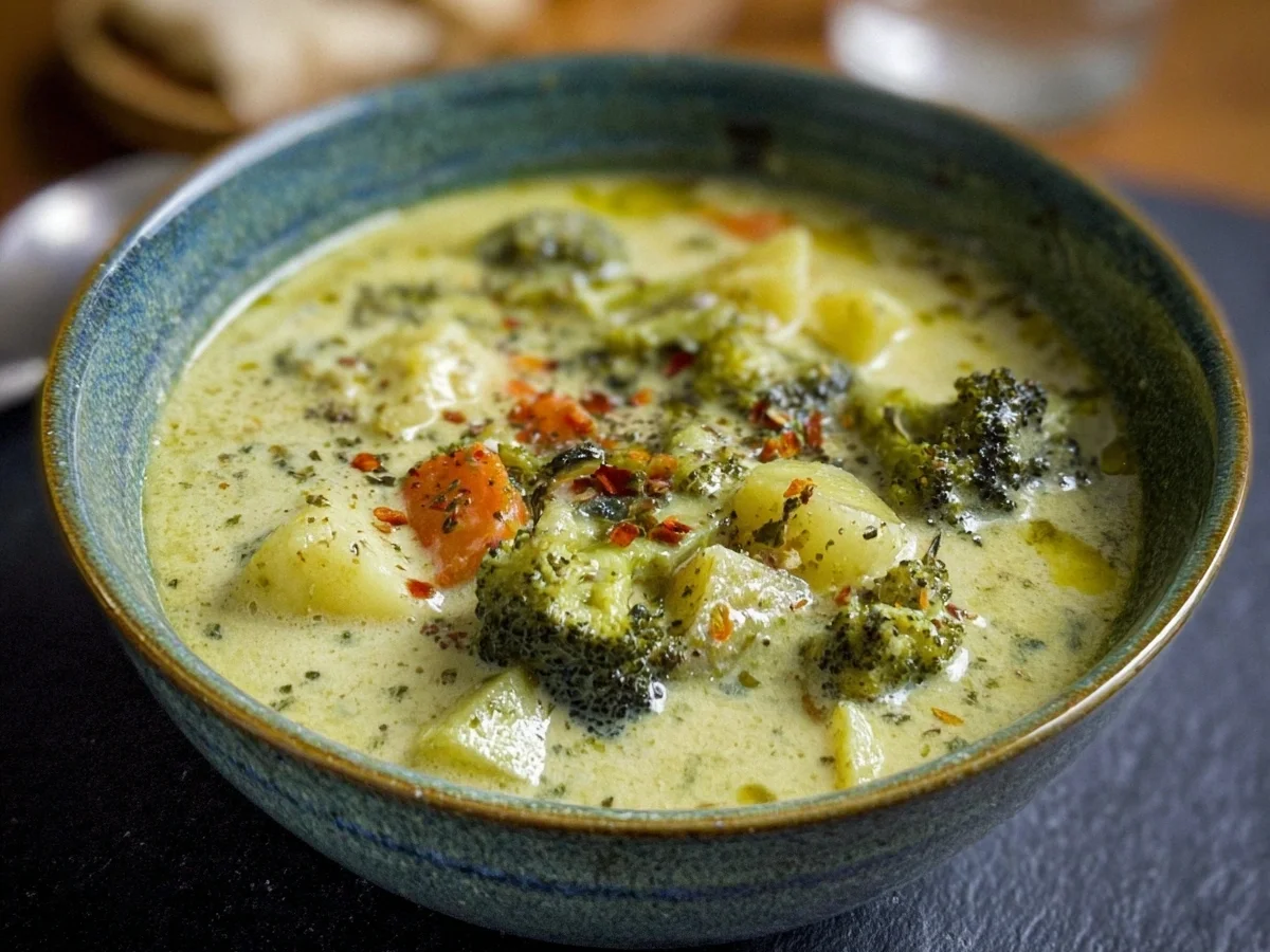 Cremige Brokkoli-Kartoffelsuppe: Einfach & lecker - Bild 1