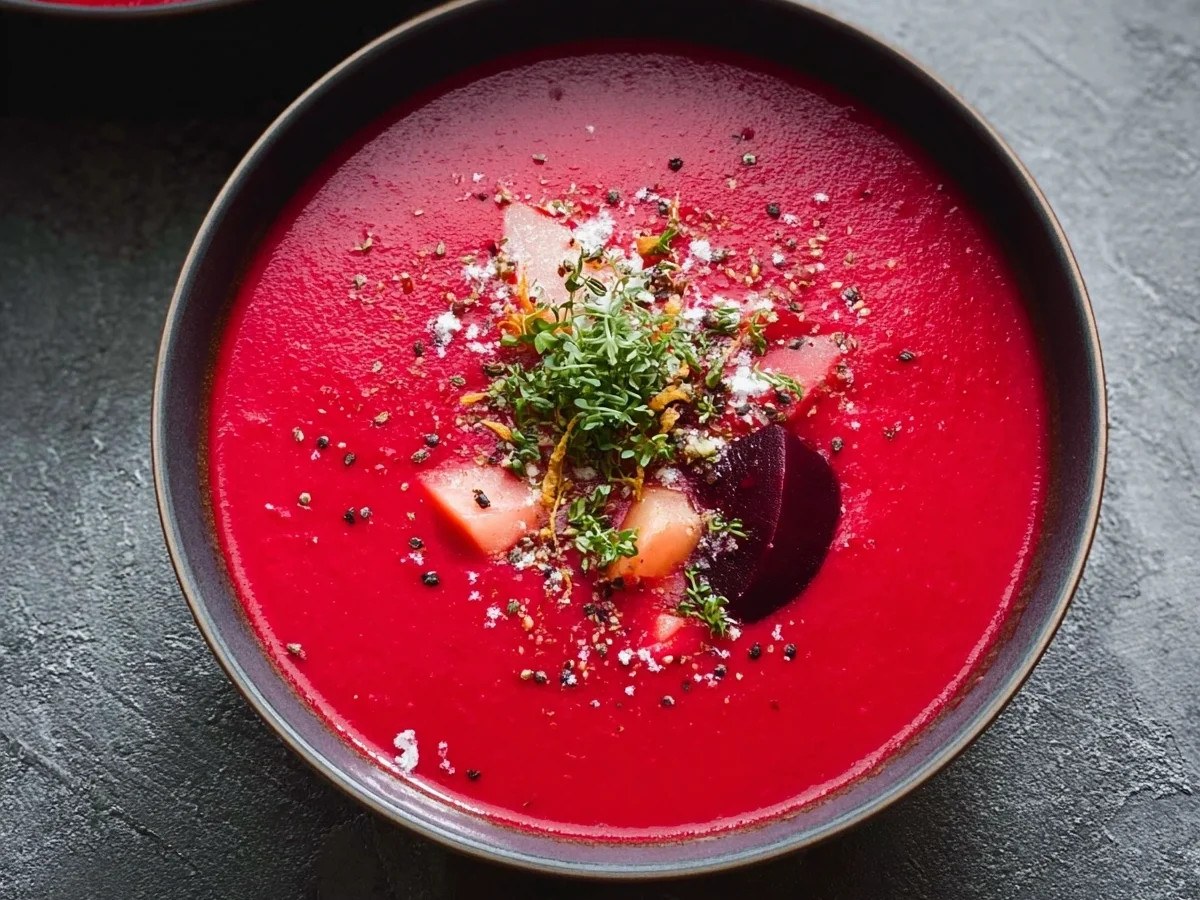 Cremige Rote-Bete-Suppe: Vegan, gesund & farbenfroh - Bild 2