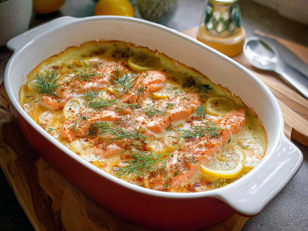 Cremiges Lachs-Sahne-Gratin: Schnell zubereitet - Bild 2