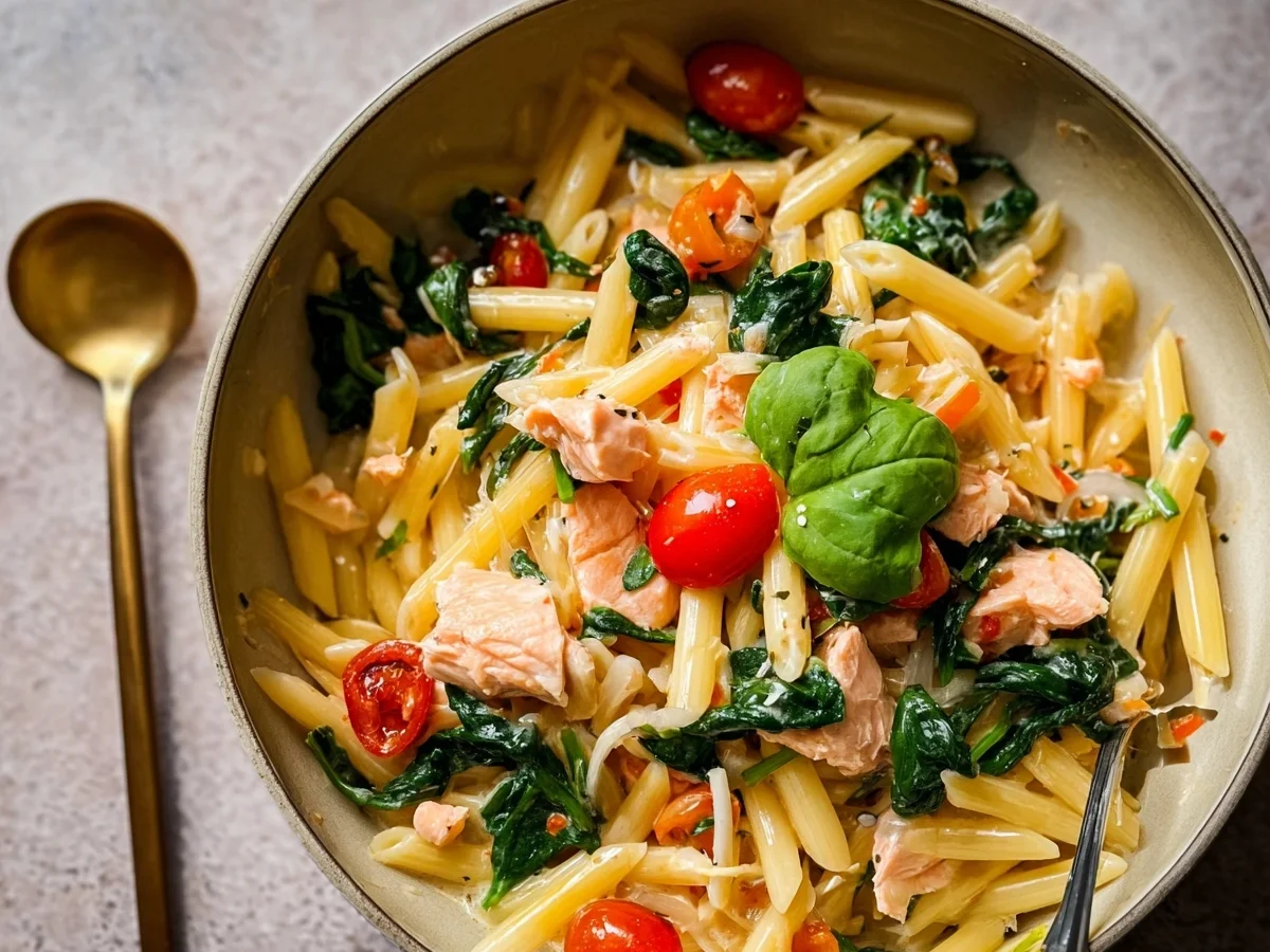 Einfache One-Pot Lachs Pasta: Schnell & Lecker - Bild 1