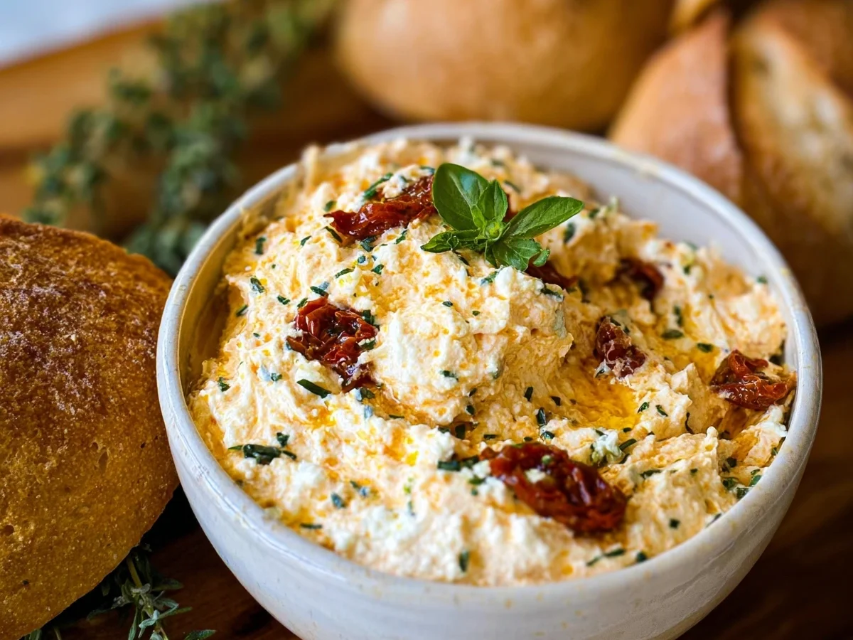 Feta-Quark-Dip mit getrockneten Tomaten: Schnell & einfach - Bild 2