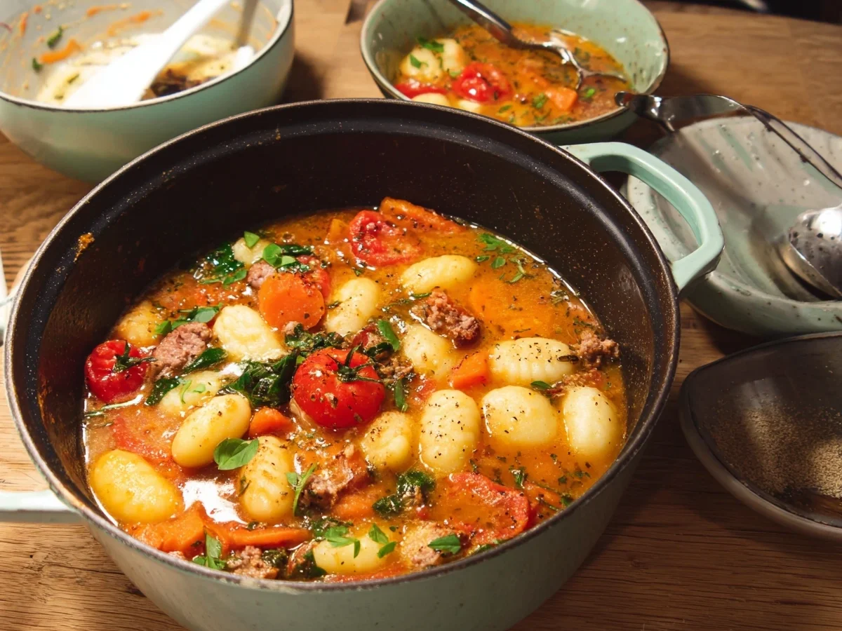 Gnocchi Eintopf: Einfaches, herzhaftes Familienrezept - Bild 1