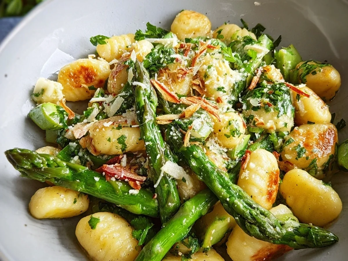 Gnocchi mit grünem Spargel: Würziges Frühlingsgericht - Bild 1