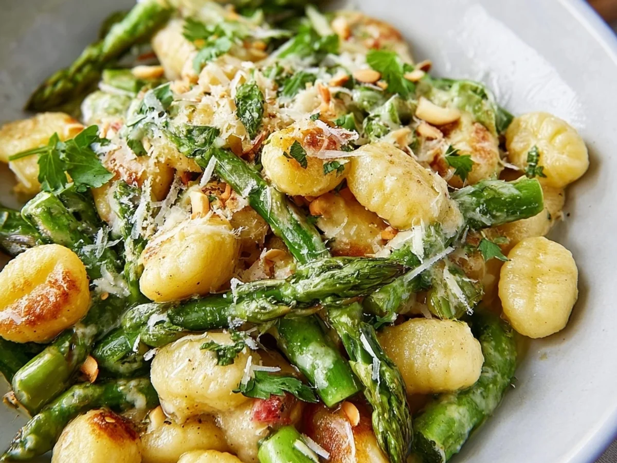 Gnocchi mit grünem Spargel: Würziges Frühlingsgericht - Bild 2