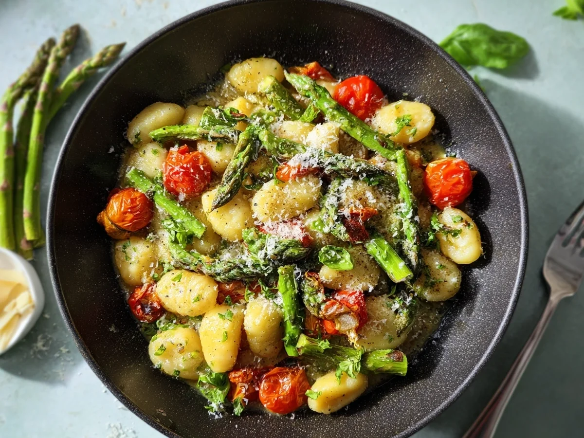 Gnocchi-Pfanne mit grünem Spargel: Schnell & Lecker - Bild 1