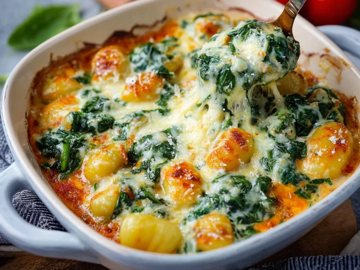 Gnocchi Spinat Auflauf: Schnell & einfach zubereitet - Bild 1