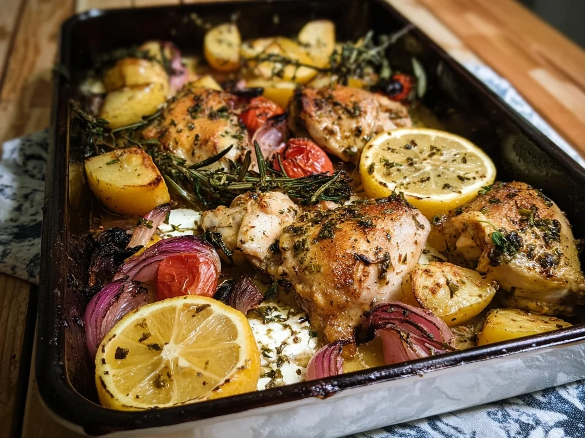 Griechisches Huhn vom Blech: Schnell & einfach in 45 Min. - Bild 2