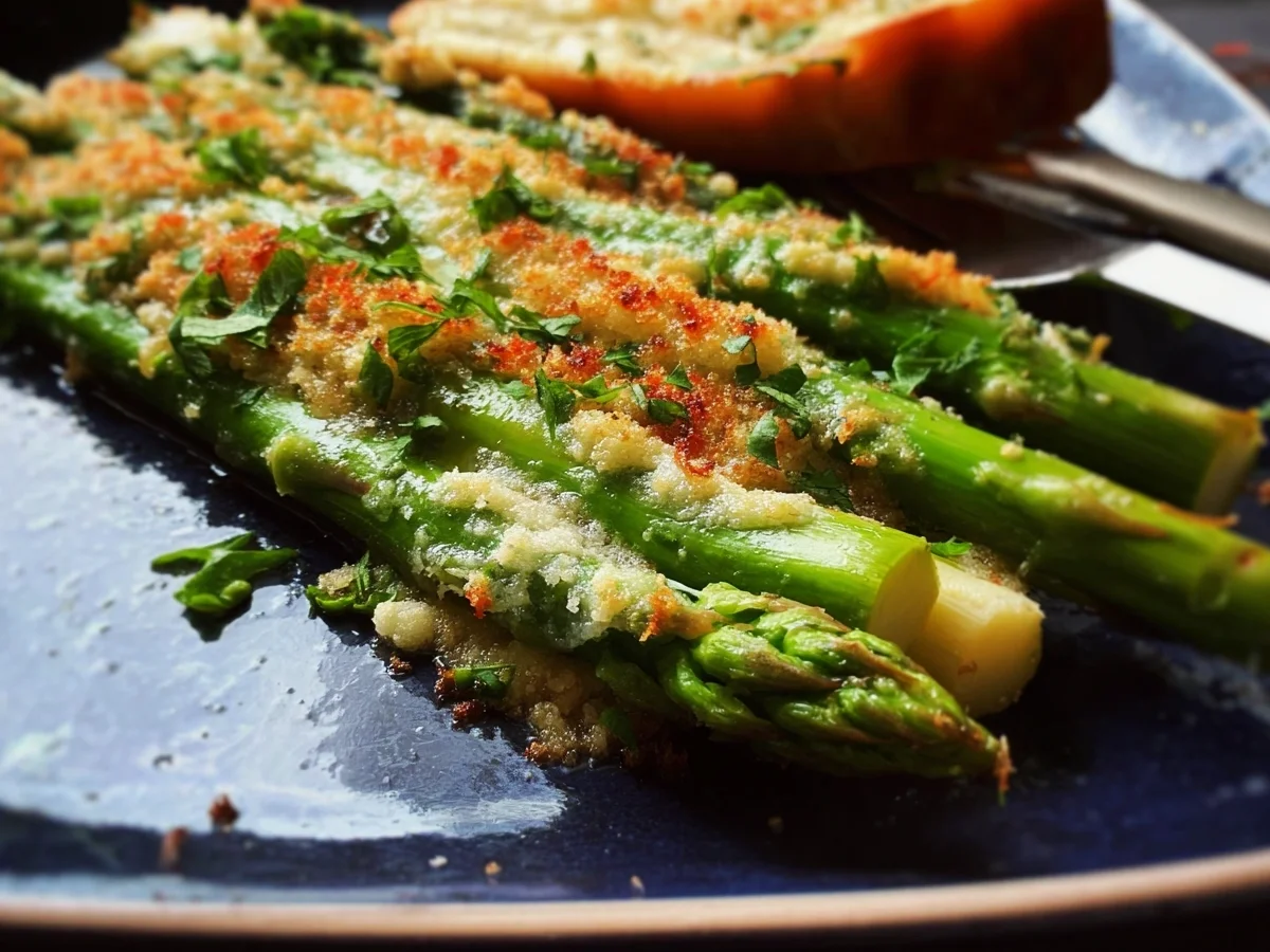 Grüner Spargel mit knuspriger Parmesankruste - Bild 2