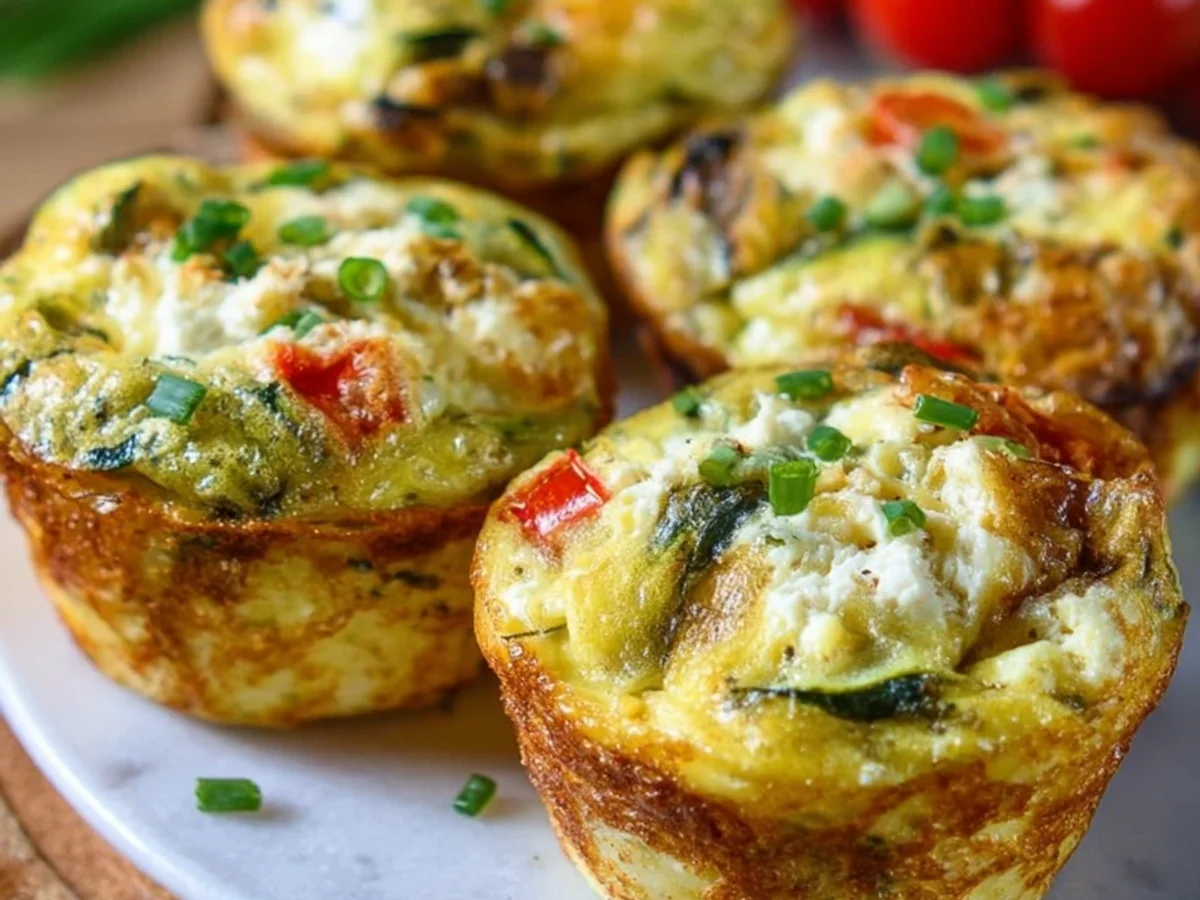 Herzhafte Low Carb Eiermuffins mit viel Gemüse - Bild 2