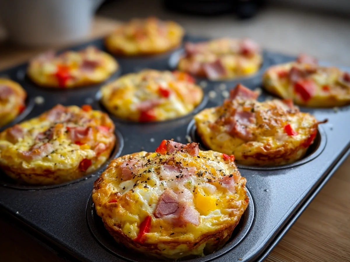 Herzhafte Rührei-Muffins: Schnelles Frühstück für unterwegs - Bild 1