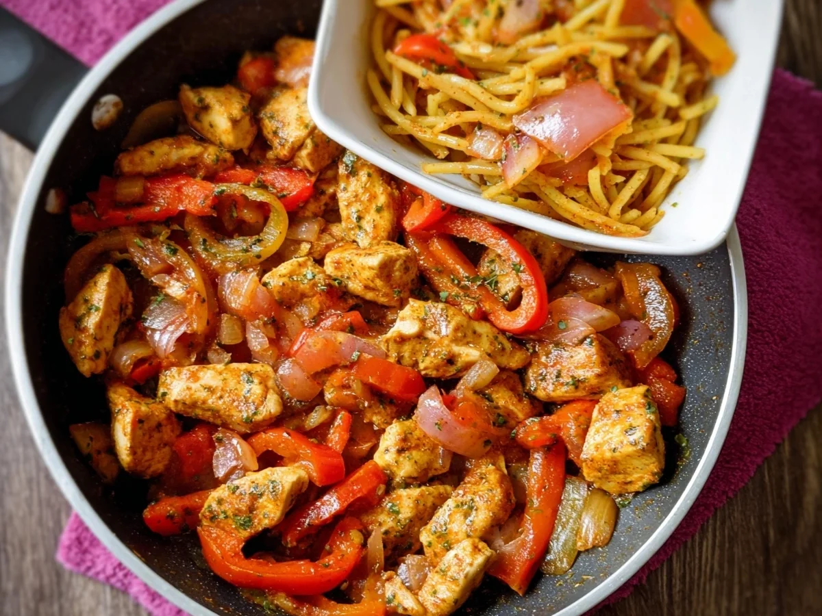 Hähnchen-Paprika-Pfanne: Fix in 20 Min. zubereitet - Bild 1