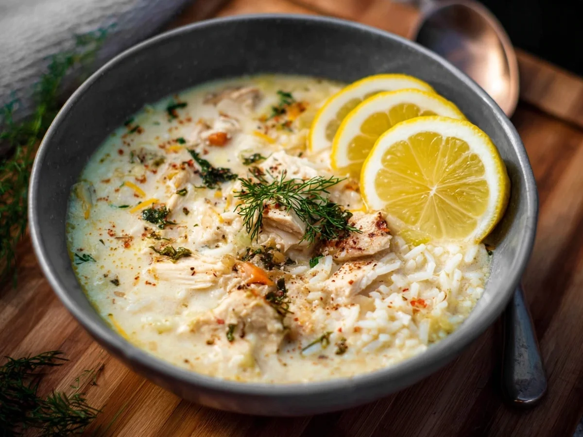 Hühnersuppe mit Reis & Zitrone: Cremig & Aromatisch - Bild 2