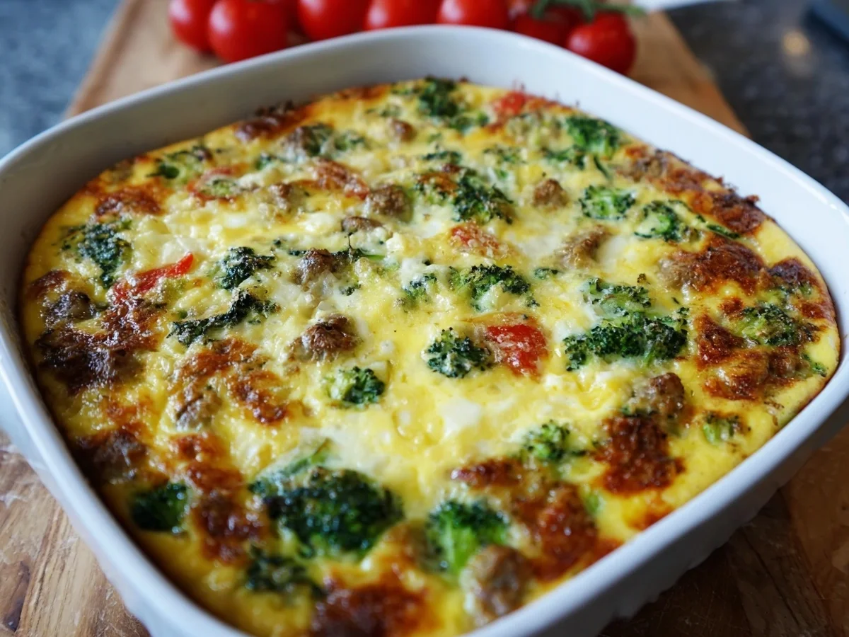 Hüttenkäse-Auflauf: Proteinreich & Low Carb Rezept - Bild 2