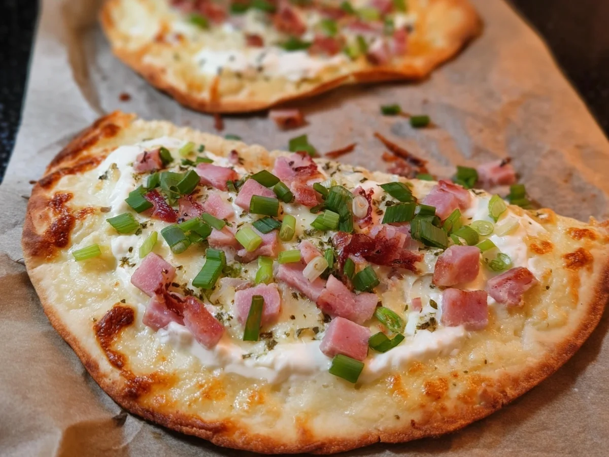 Kalorienarmer Flammkuchen: Schnell & Einfach genießen - Bild 2