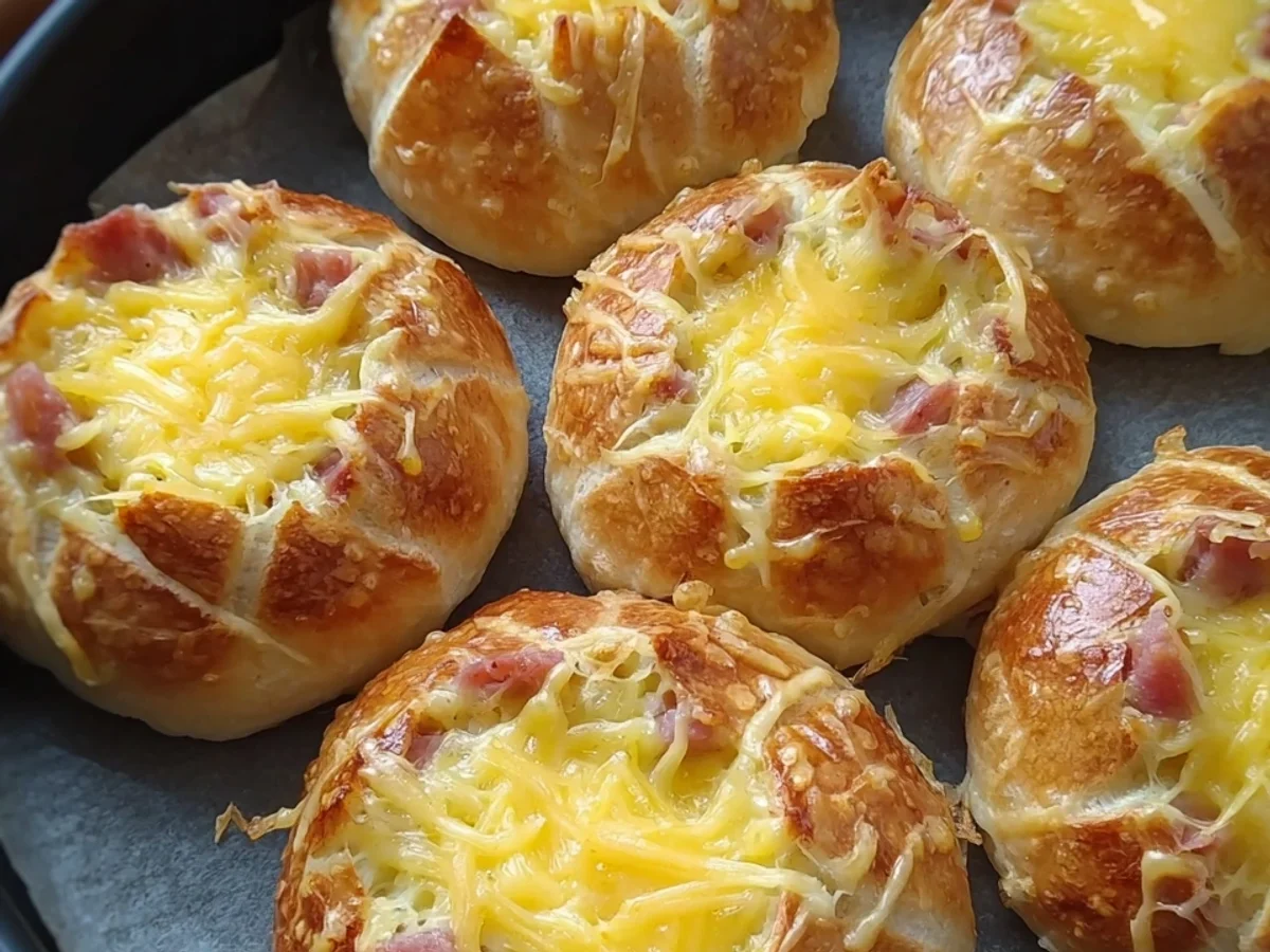 Knusprige Airfryer Brötchen: Gefüllt & schnell zubereitet - Bild 1
