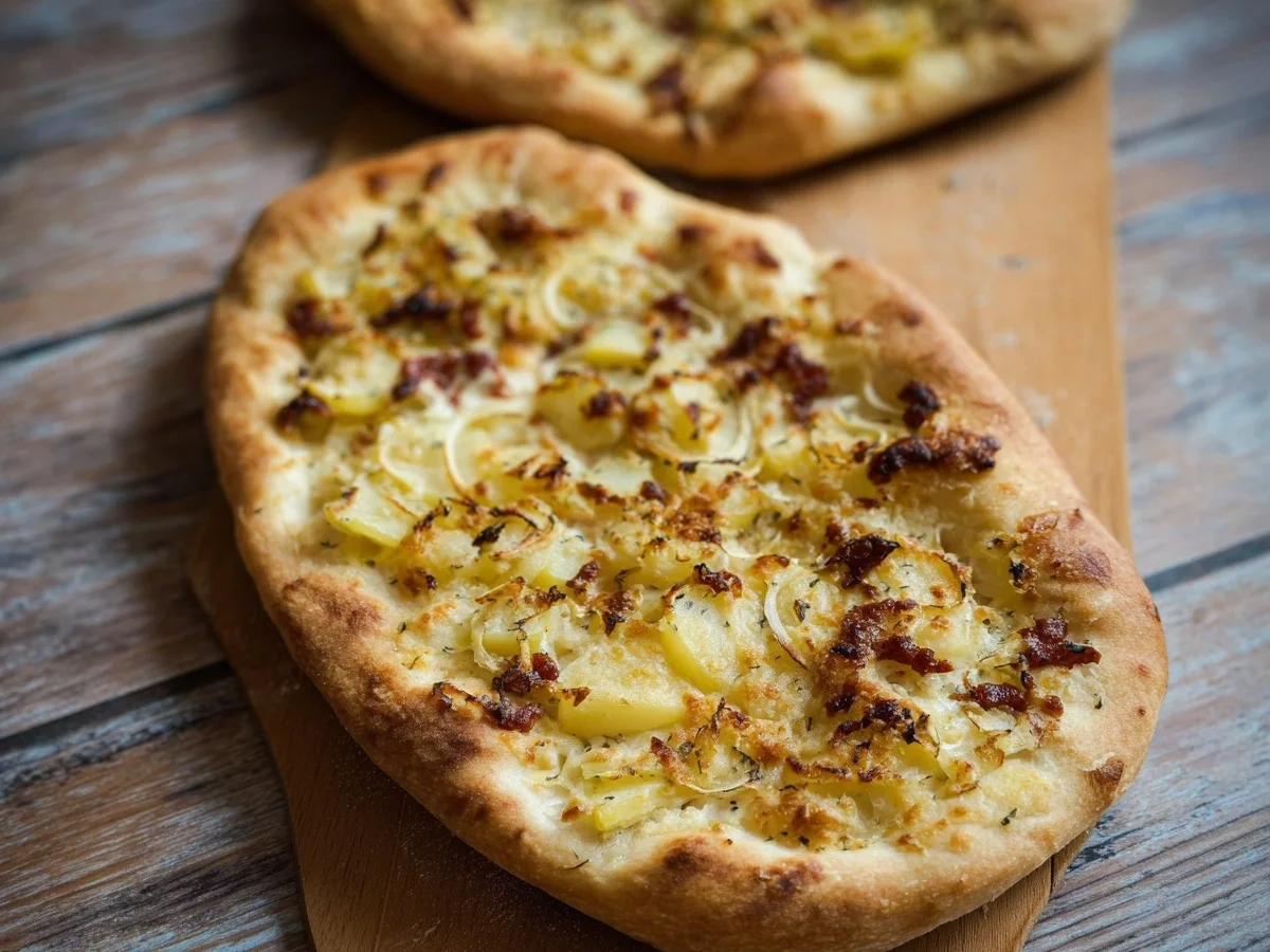 Knusprige Dinnete Schwäbisch: Kartoffeln & Käse - Bild 1
