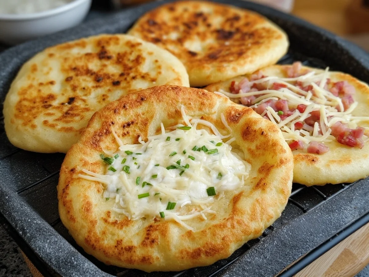 Knusprige Langos aus der Heißluftfritteuse - Bild 1