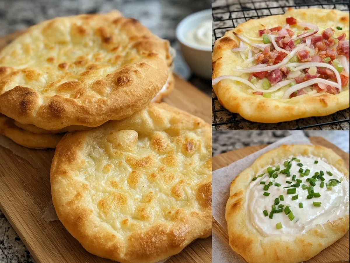 Knusprige Langos aus der Heißluftfritteuse - Bild 2