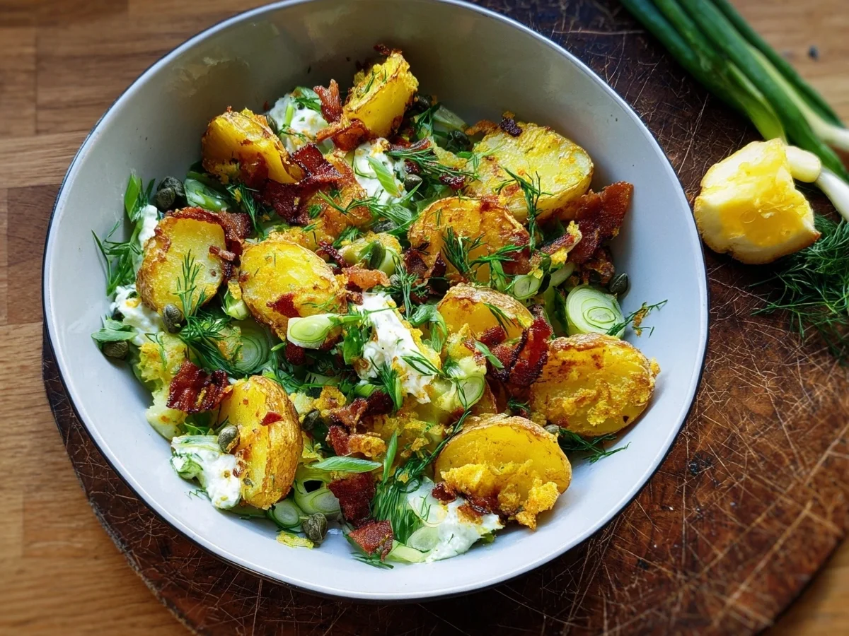 Knuspriger Kartoffelsalat: Einfaches Rezept für jeden Anlass - Bild 1