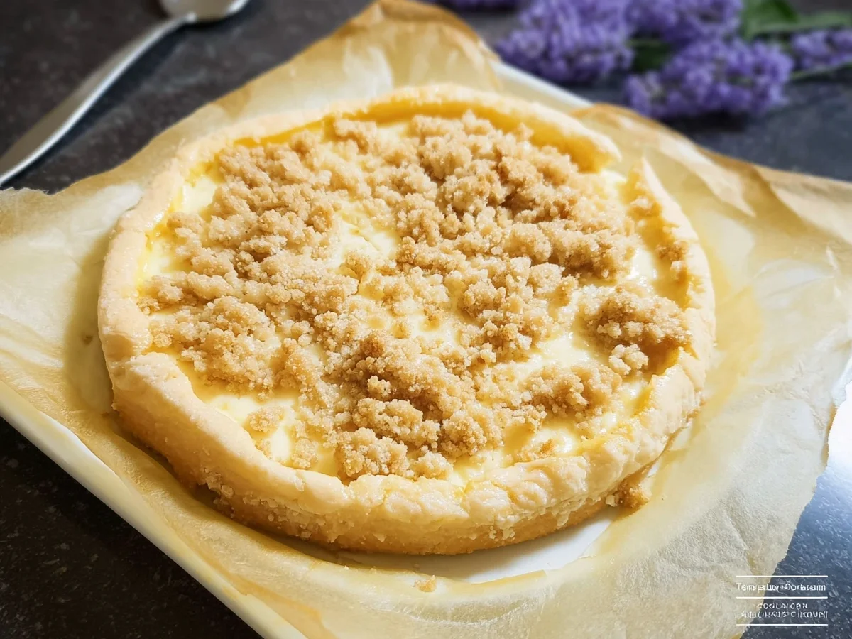 Käsekuchen mit Streuseln vom Blech: Saftig & Knusprig - Bild 2