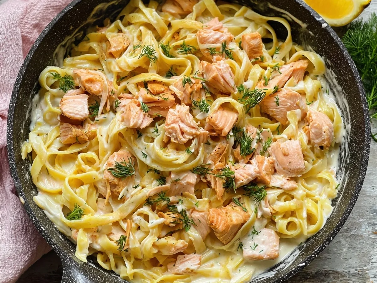 Lachs Frischkäse Pasta: Schnell & cremig genießen - Bild 1