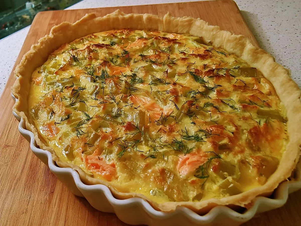 Lachs-Quiche: Einfaches Fischgericht für Ofen & Party - Bild 2