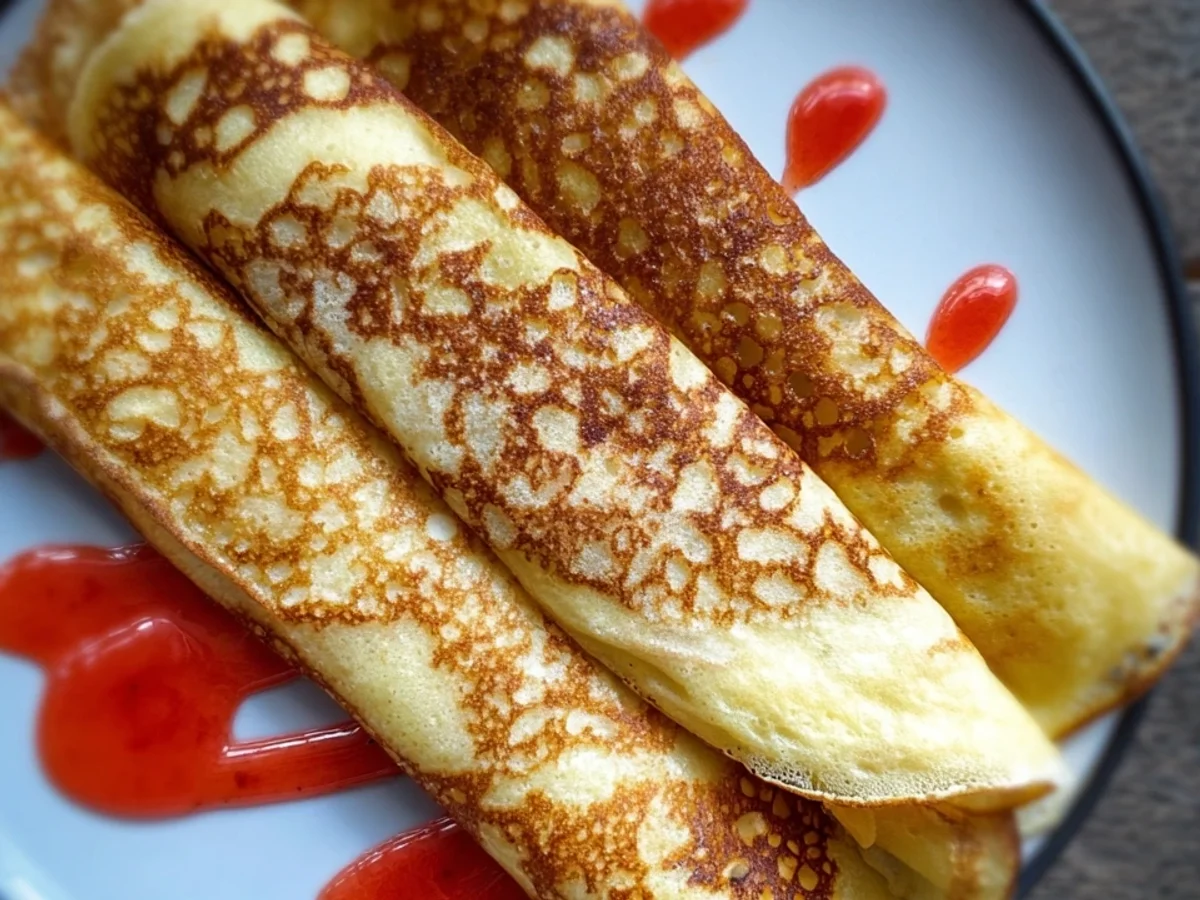 Leichte Low Carb Crêpes: Dünne Pfannkuchen - Bild 2