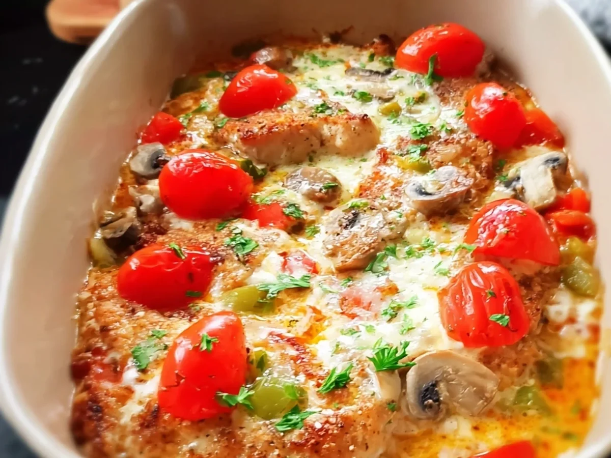 Low-Carb Überbackene Putenschnitzel mit Käse - Bild 1
