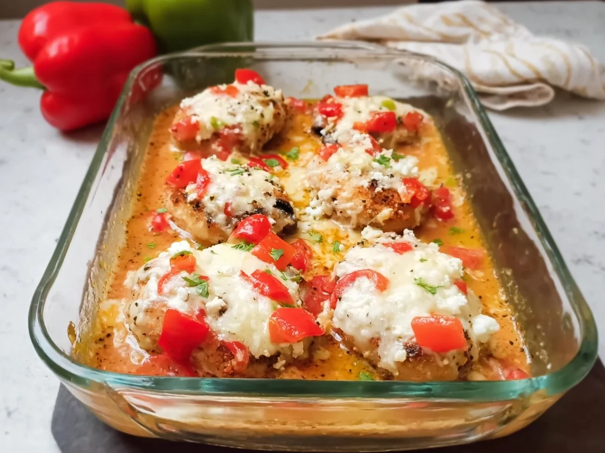 Low Carb Überbackene Putenschnitzel mit Käse & Tomate - Bild 1