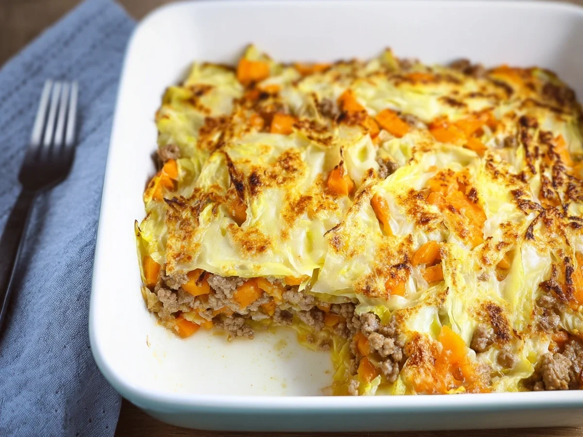 Low Carb Chinakohl-Hackfleisch-Auflauf mit Karotten - Bild 1