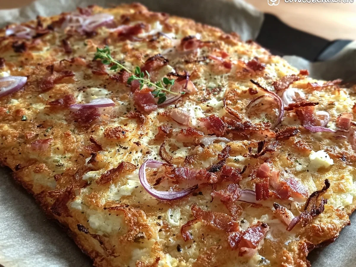 Low-Carb Flammkuchen Blitzrezept: Schnell & Lecker - Bild 2