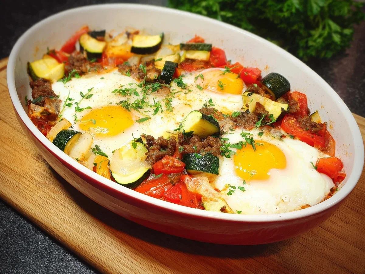 Low Carb Gemüse-Hackpfanne mit Spiegelei: Schnell & Lecker - Bild 2