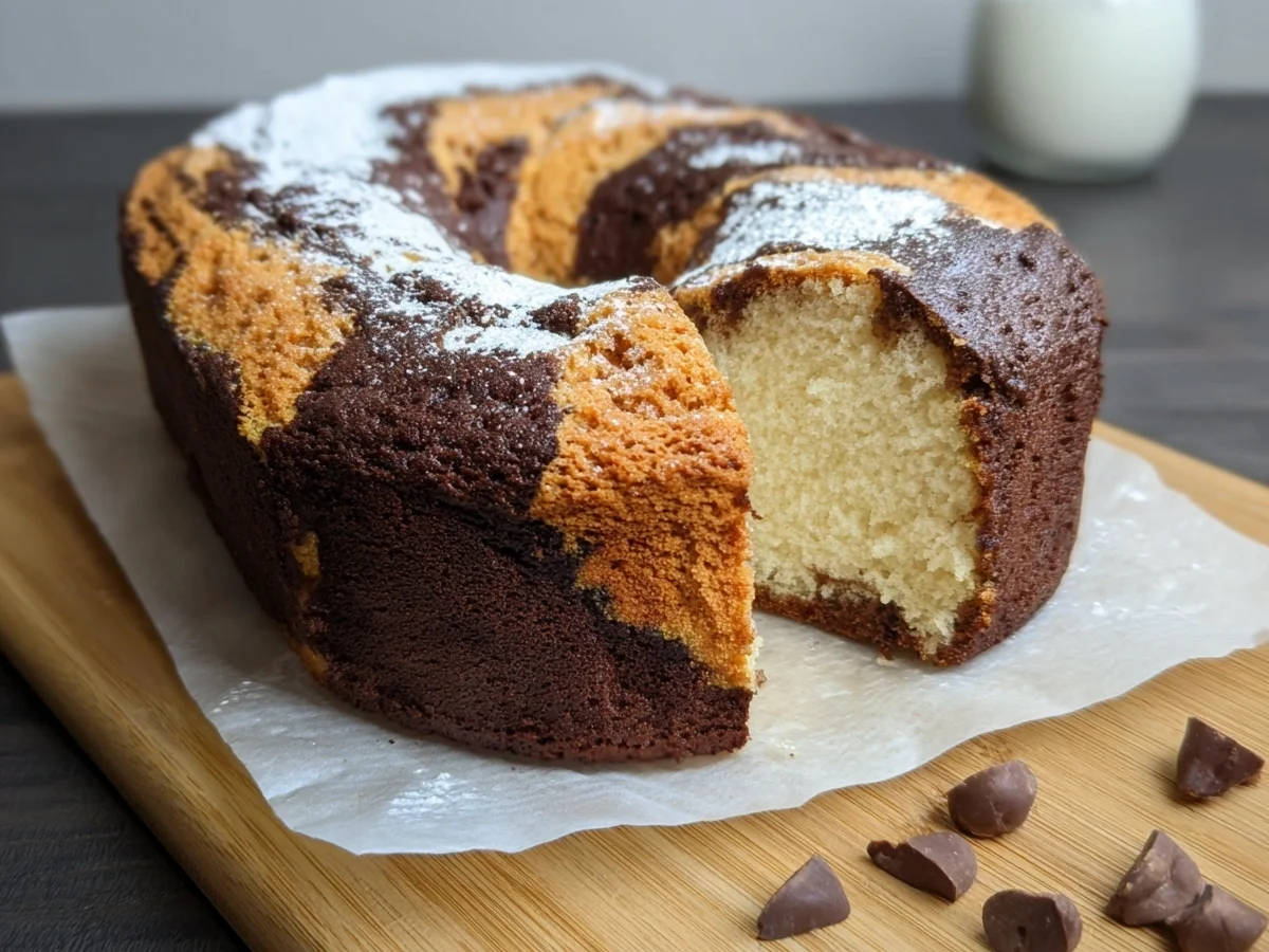 Low Carb Marmorkuchen: Zuckerfrei & Saftig Backen - Bild 1