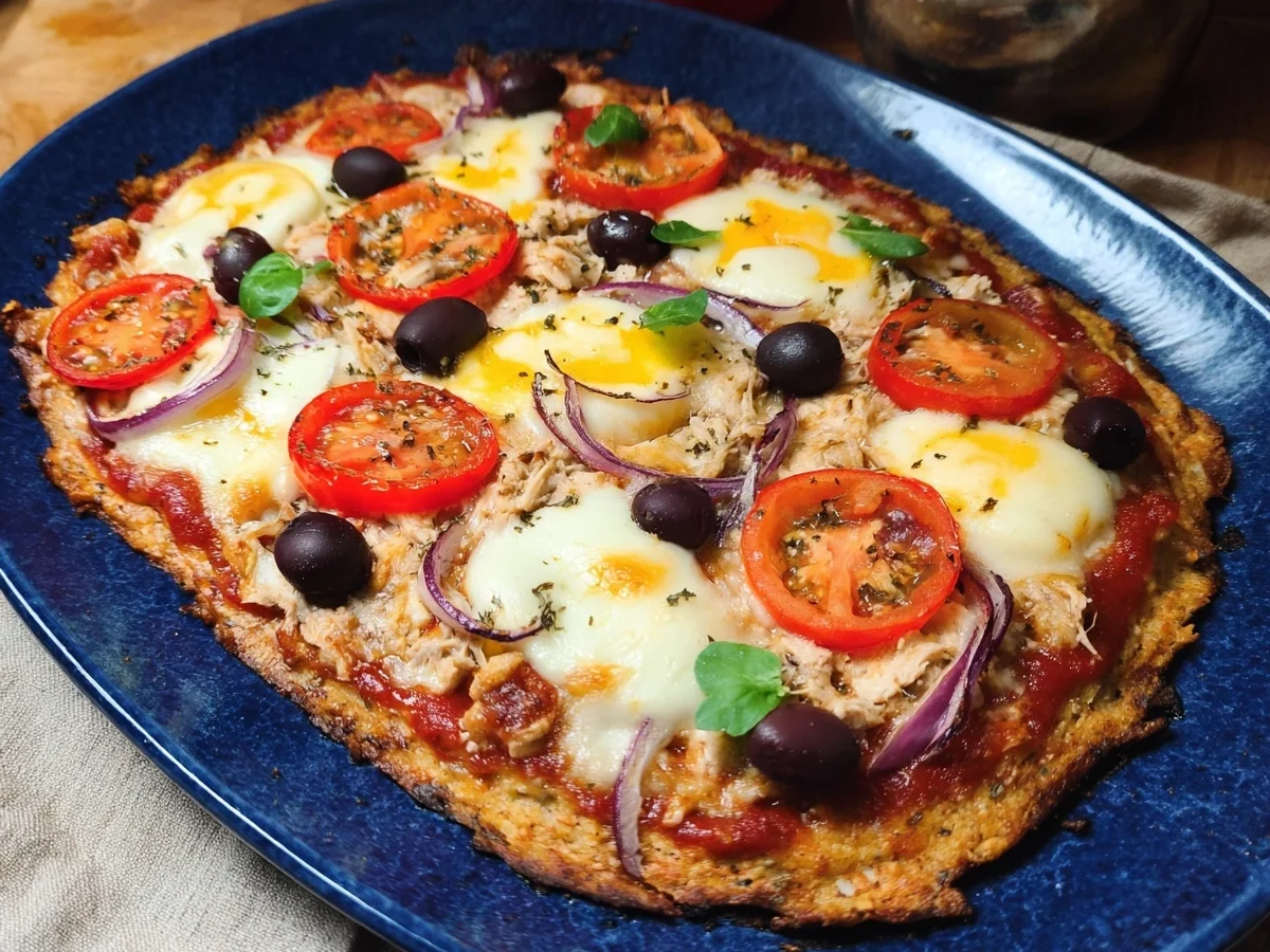 Low-Carb Thunfischpizza: Schnell, lecker & gesund - Bild 1