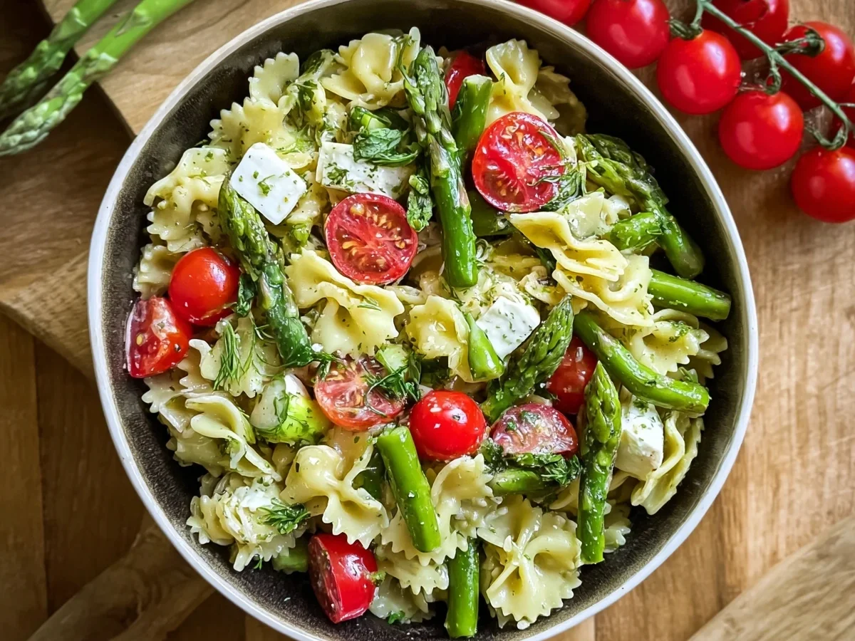 Nudelsalat mit grünem Spargel: Schneller Frühlingsgenuss - Bild 2