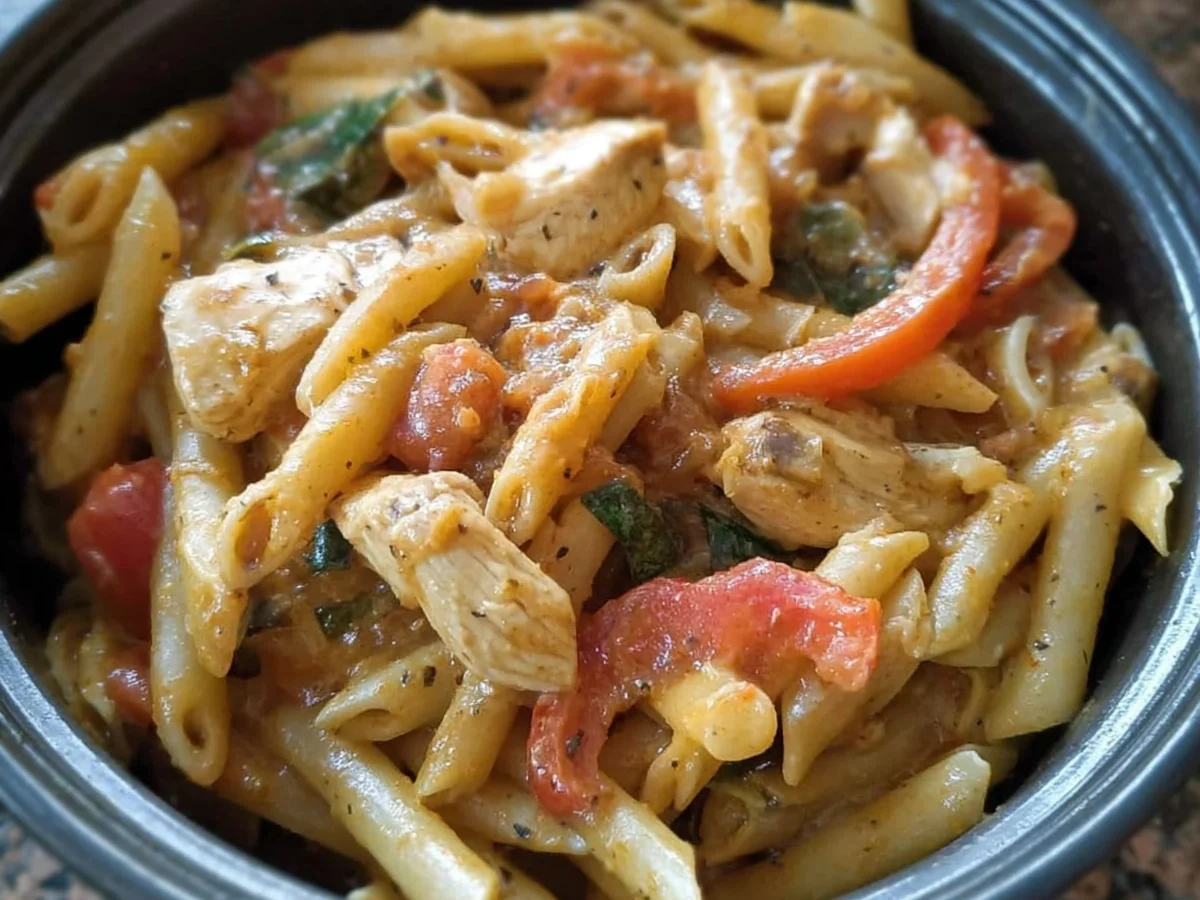 One Pot Pasta mit Huhn: Schnelles & einfaches Familienrezept - Bild 1