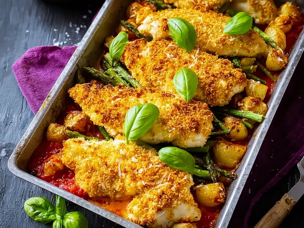 Parmesan-Hähnchen italienisch: Knusprig & aromatisch - Bild 1