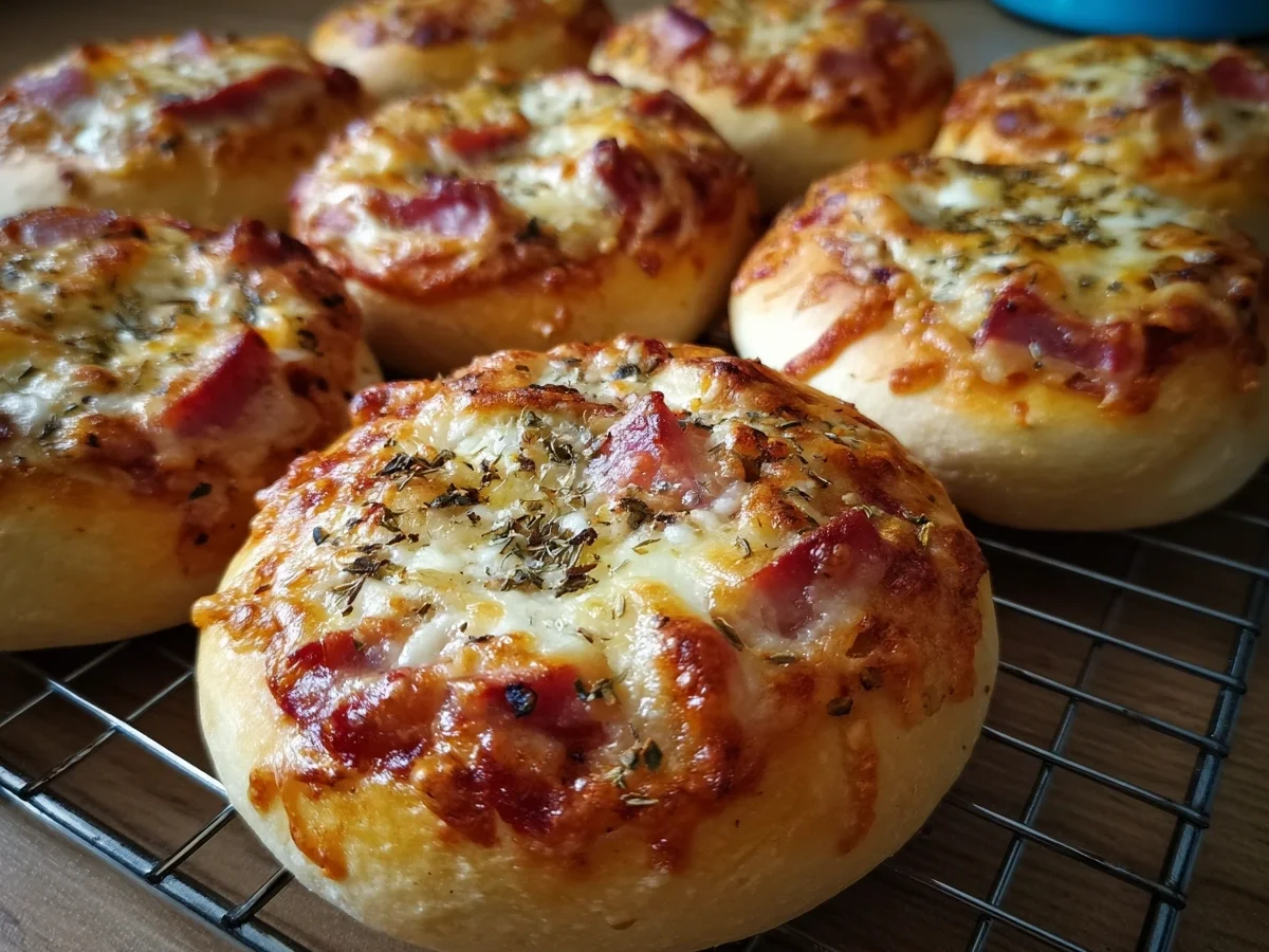 Pizzabrötchen Rezept: Einfach & schnell zubereitet - Bild 1
