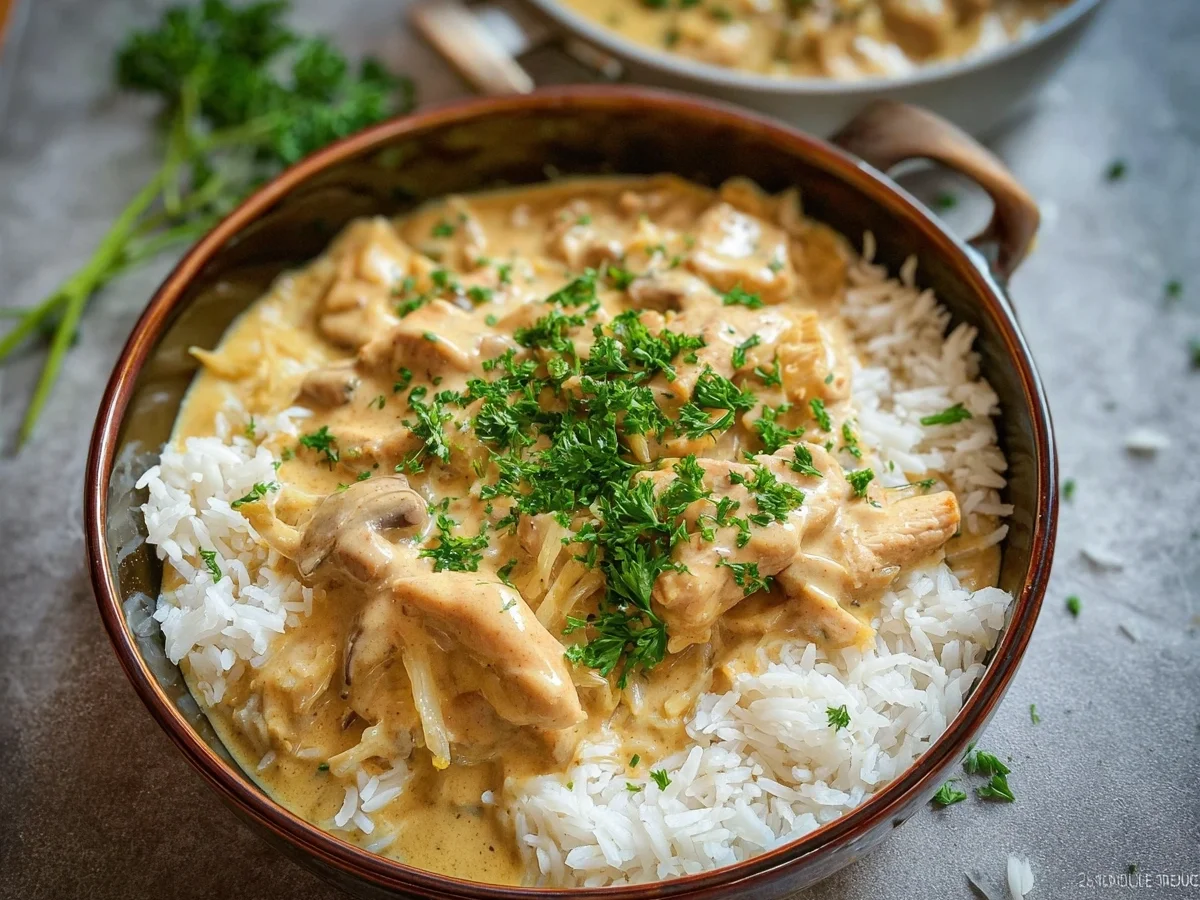 Puten Geschnetzeltes mit Reis & cremiger Béchamelsoße - Bild 2
