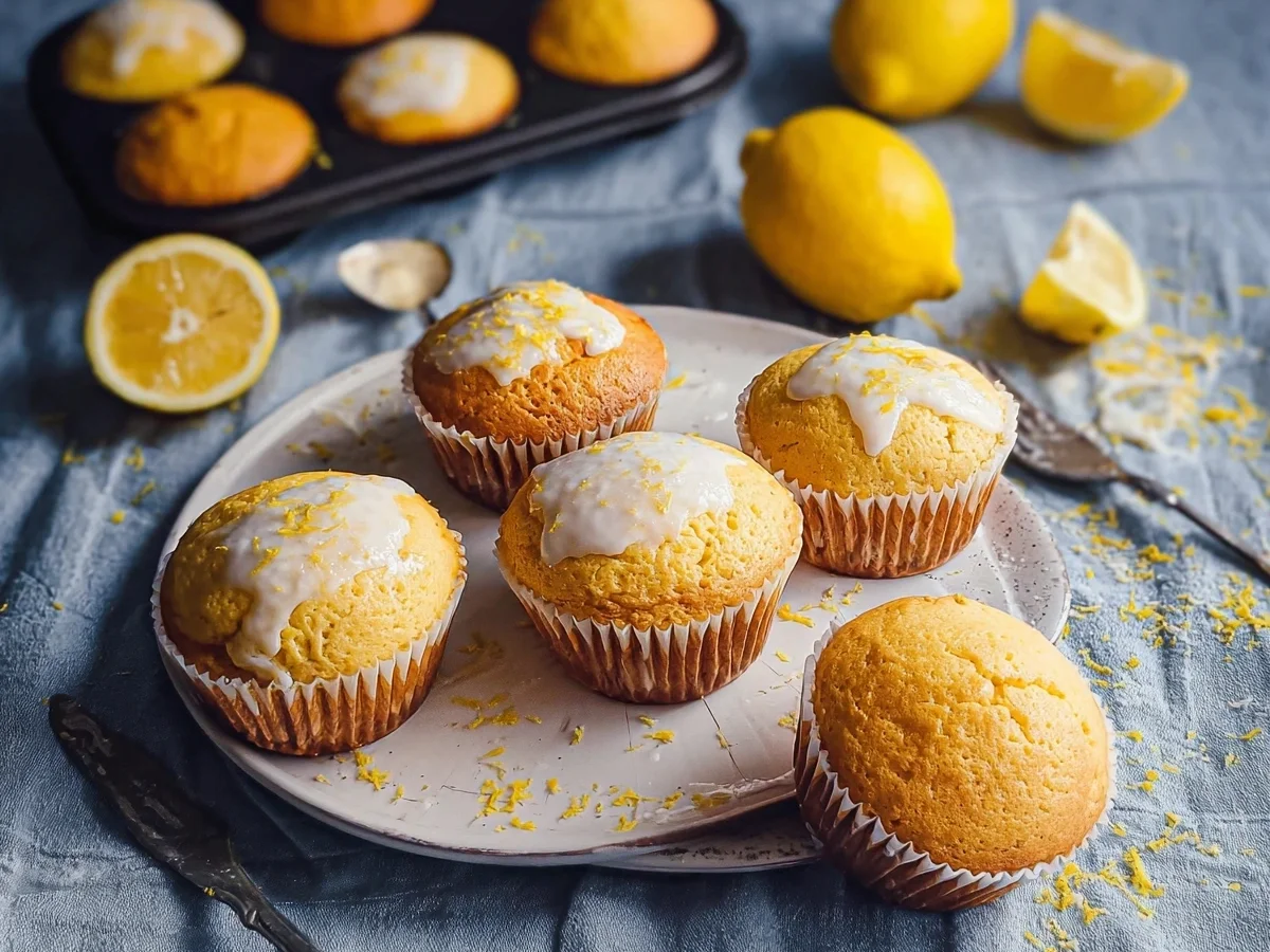 Saftige Zitronenmuffins mit Öl: Einfach & schnell - Bild 1