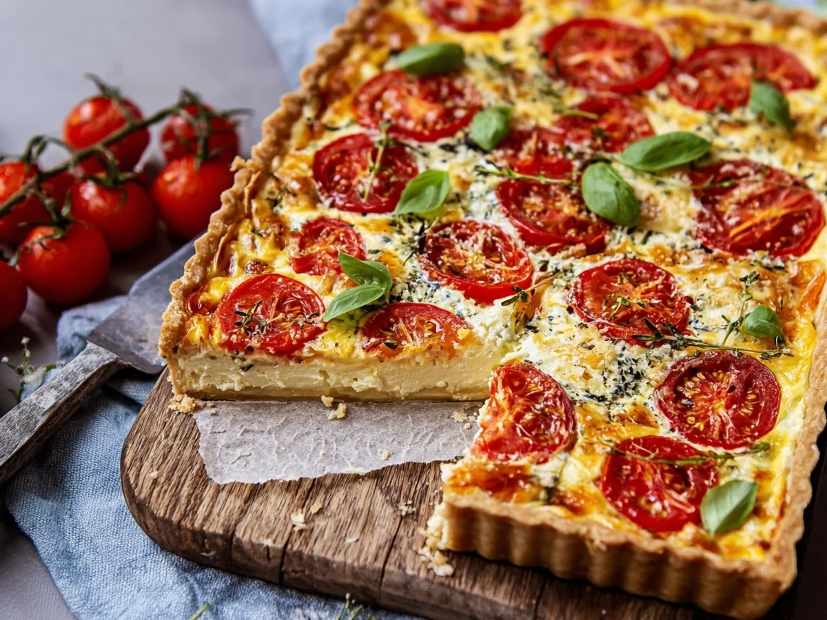 Schnelle Tomaten Quiche: Einfach & lecker selbst gemacht - Bild 1