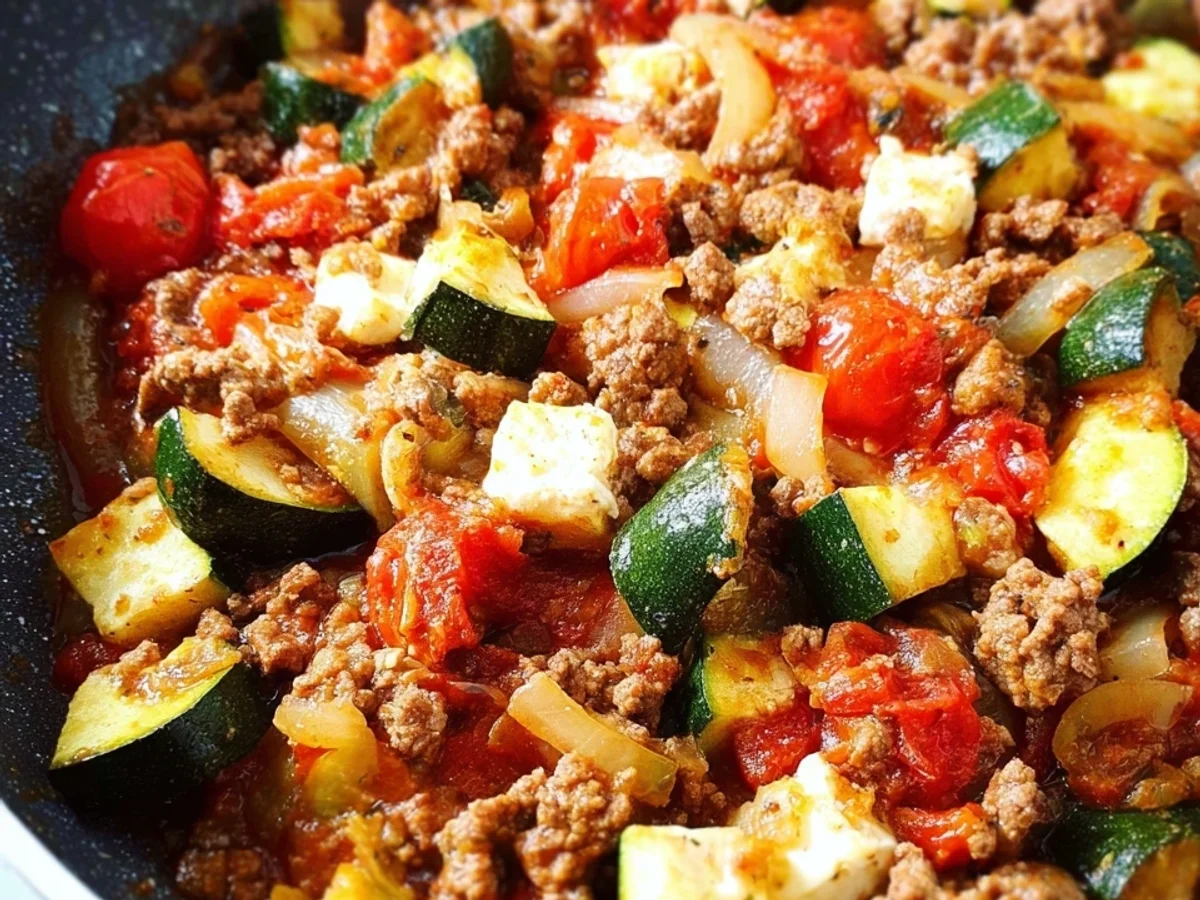 Schnelle Zucchini Hackfleisch Pfanne: Einfach & Lecker - Bild 2