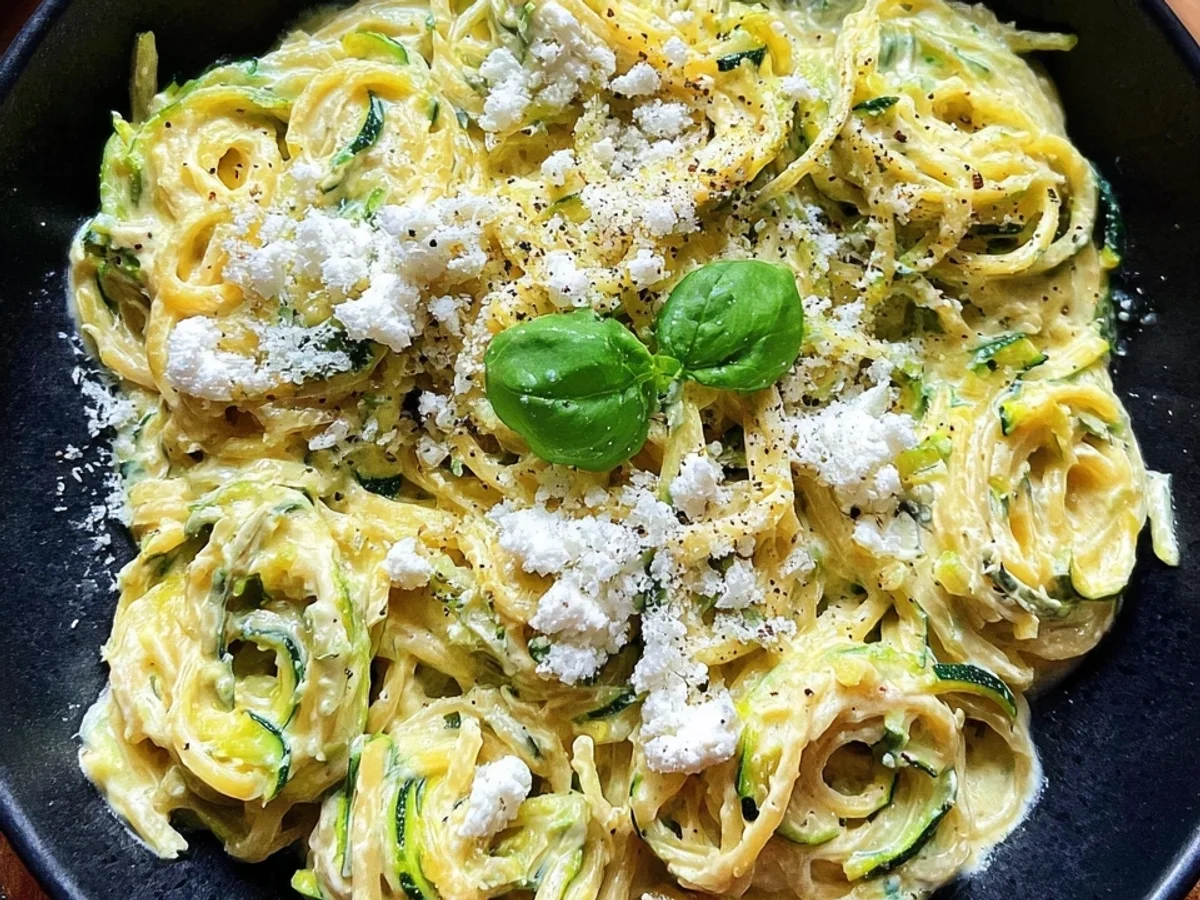 Schnelle Zucchini-Pasta: Cremig-vegetarisches Blitzgericht - Bild 1